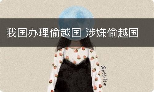 我国办理偷越国 涉嫌偷越国