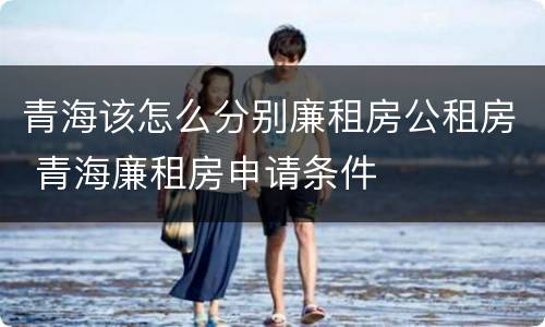 青海该怎么分别廉租房公租房 青海廉租房申请条件
