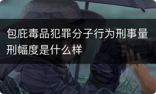 包庇毒品犯罪分子行为刑事量刑幅度是什么样