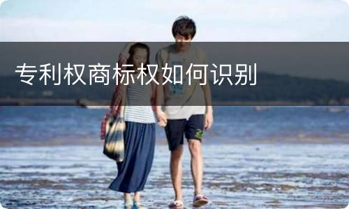 专利权商标权如何识别