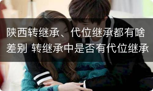 陕西转继承、代位继承都有啥差别 转继承中是否有代位继承