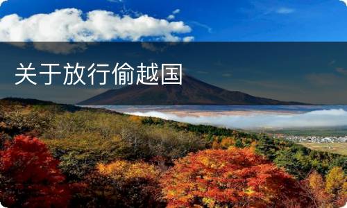 关于放行偷越国