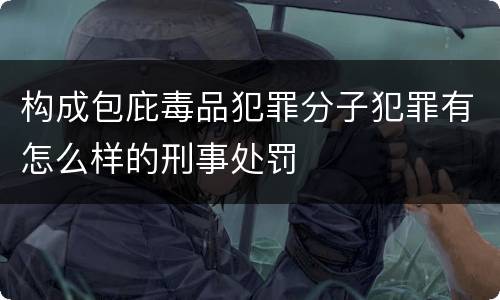 构成包庇毒品犯罪分子犯罪有怎么样的刑事处罚