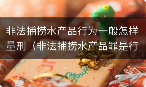 非法捕捞水产品行为一般怎样量刑（非法捕捞水产品罪是行为犯吗）