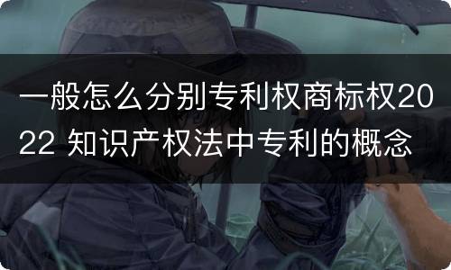 一般怎么分别专利权商标权2022 知识产权法中专利的概念