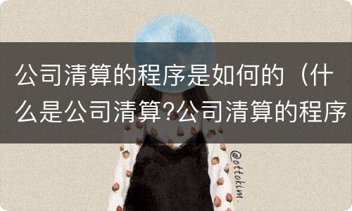 公司清算的程序是如何的（什么是公司清算?公司清算的程序）
