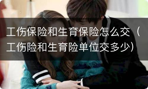 工伤保险和生育保险怎么交（工伤险和生育险单位交多少）