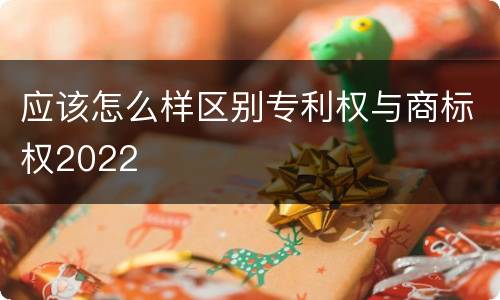 应该怎么样区别专利权与商标权2022