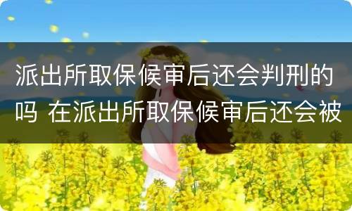 派出所取保候审后还会判刑的吗 在派出所取保候审后还会被判刑吗
