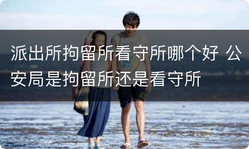 派出所拘留所看守所哪个好 公安局是拘留所还是看守所