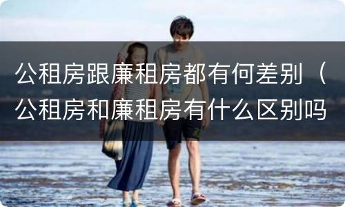 公租房跟廉租房都有何差别（公租房和廉租房有什么区别吗）