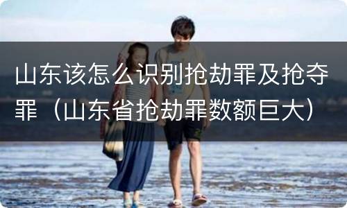 山东该怎么识别抢劫罪及抢夺罪（山东省抢劫罪数额巨大）