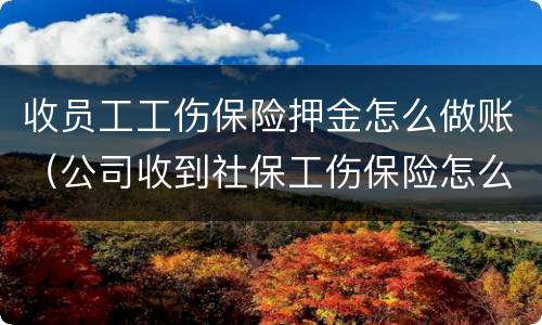 收员工工伤保险押金怎么做账(公司收到社保工伤保险怎么做账)