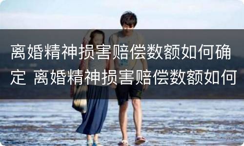 离婚精神损害赔偿数额如何确定 离婚精神损害赔偿数额如何确定标准