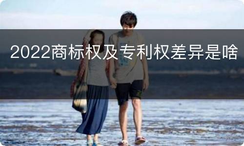 2022商标权及专利权差异是啥