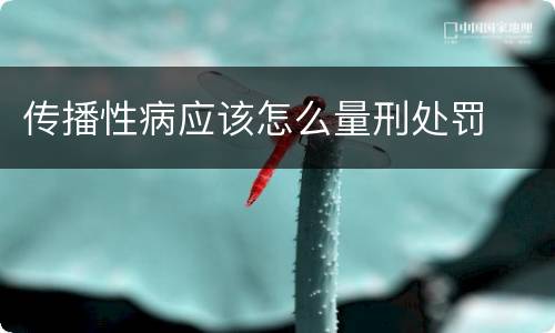 传播性病应该怎么量刑处罚