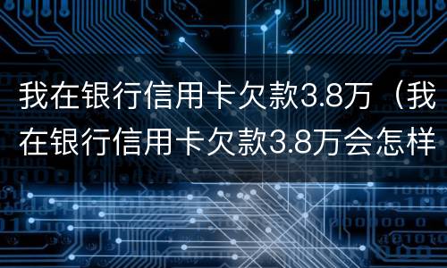 我在银行信用卡欠款3.8万（我在银行信用卡欠款3.8万会怎样）