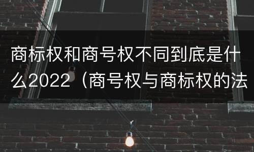 商标权和商号权不同到底是什么2022（商号权与商标权的法律冲突与解决）