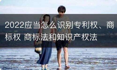 2022应当怎么识别专利权、商标权 商标法和知识产权法