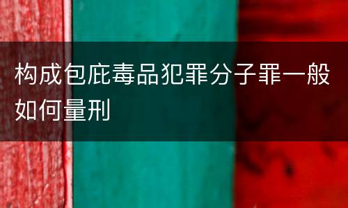 构成包庇毒品犯罪分子罪一般如何量刑