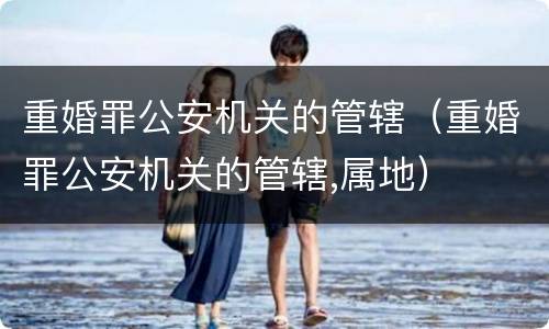 重婚罪公安机关的管辖（重婚罪公安机关的管辖,属地）