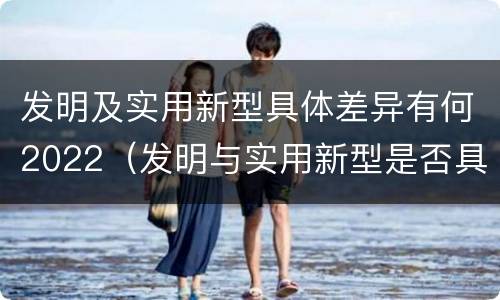 发明及实用新型具体差异有何2022（发明与实用新型是否具有实用性）