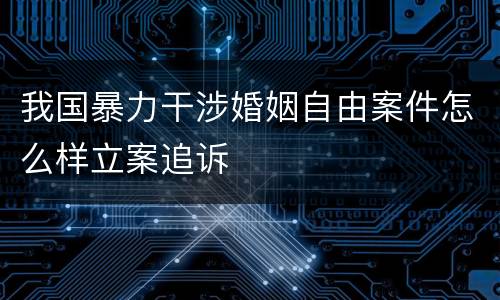 我国暴力干涉婚姻自由案件怎么样立案追诉