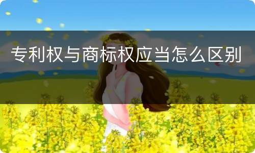 专利权与商标权应当怎么区别