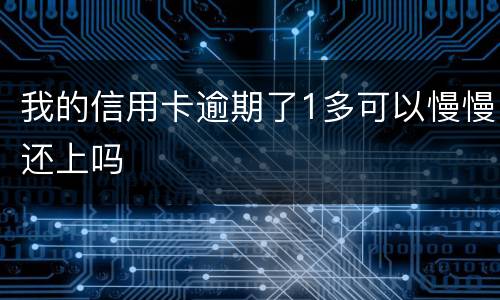 我的信用卡逾期了1多可以慢慢还上吗
