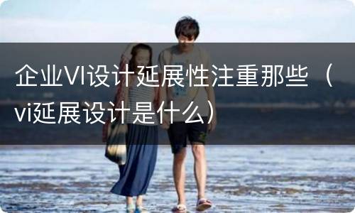 企业VI设计延展性注重那些（vi延展设计是什么）