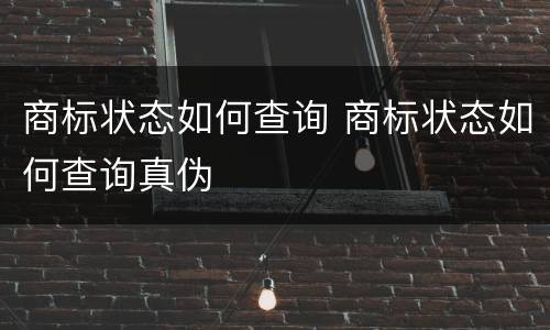 商标状态如何查询 商标状态如何查询真伪
