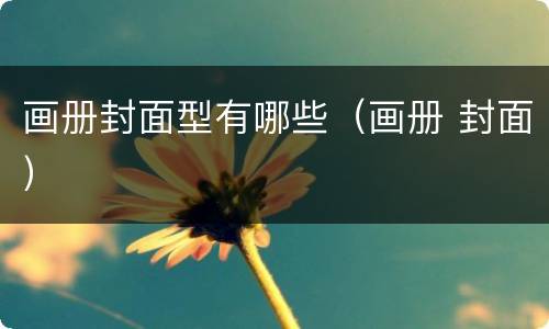 画册封面型有哪些（画册 封面）