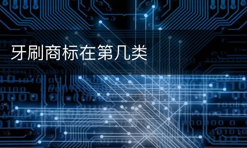 牙刷商标在第几类