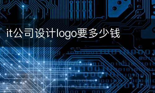 it公司设计logo要多少钱