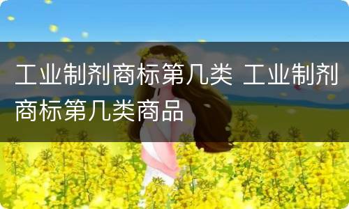 工业制剂商标第几类 工业制剂商标第几类商品