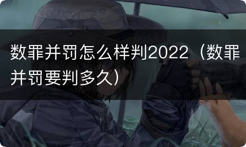 数罪并罚怎么样判2022（数罪并罚要判多久）