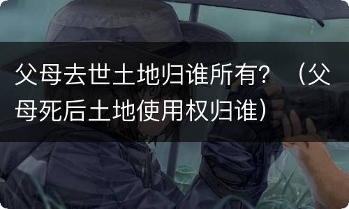 父母去世土地归谁所有？（父母死后土地使用权归谁）