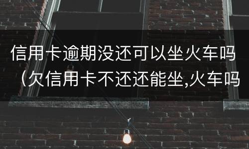 信用卡逾期没还可以坐火车吗（欠信用卡不还还能坐,火车吗）