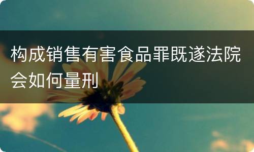 构成销售有害食品罪既遂法院会如何量刑