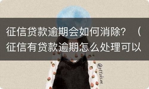 征信贷款逾期会如何消除？（征信有贷款逾期怎么处理可以消除）