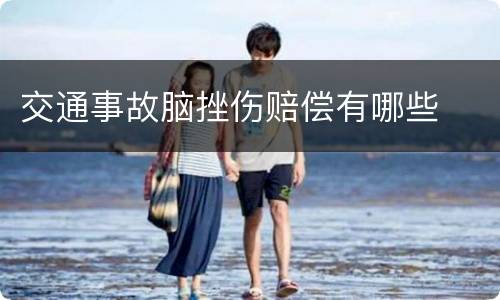 交通事故脑挫伤赔偿有哪些