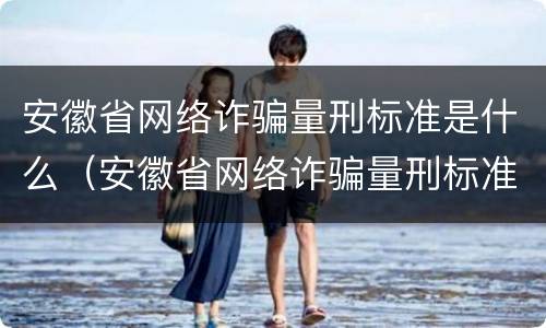 安徽省网络诈骗量刑标准是什么（安徽省网络诈骗量刑标准是什么样的）