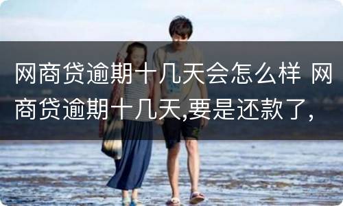 网商贷逾期十几天会怎么样 网商贷逾期十几天,要是还款了,还能借嘛