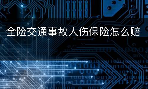 全险交通事故人伤保险怎么赔