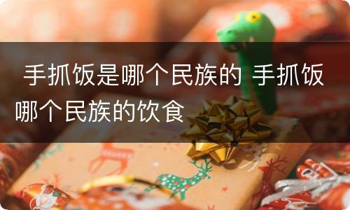  手抓饭是哪个民族的 手抓饭哪个民族的饮食