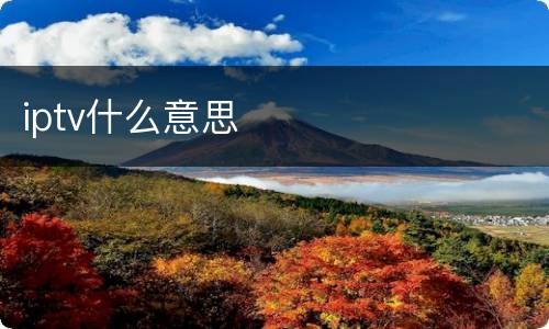 iptv什么意思