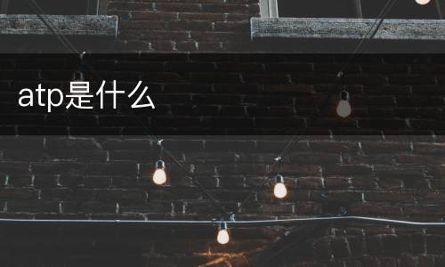 atp是什么