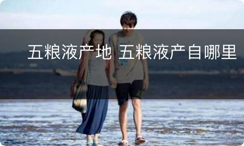 ​五粮液产地 五粮液产自哪里