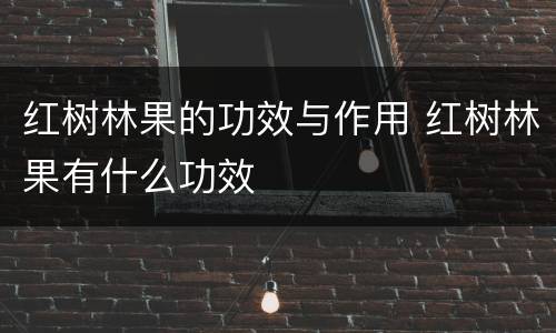 红树林果的功效与作用 红树林果有什么功效