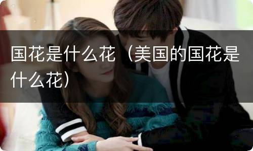 国花是什么花（美国的国花是什么花）